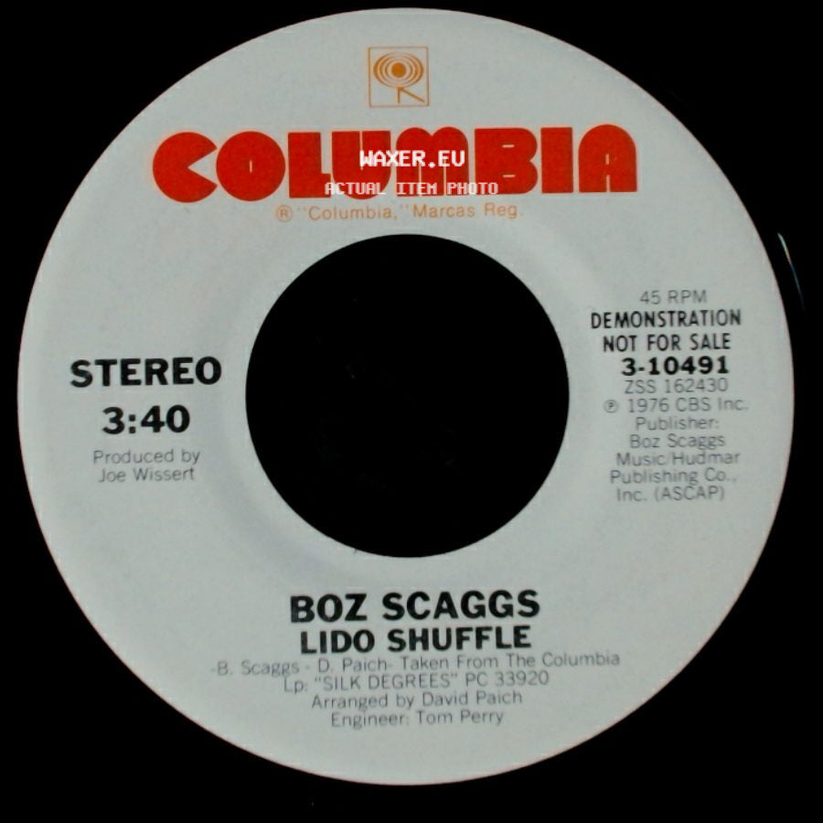 Boz Scaggs - Lido Shuffle / Lido Shuffle side B