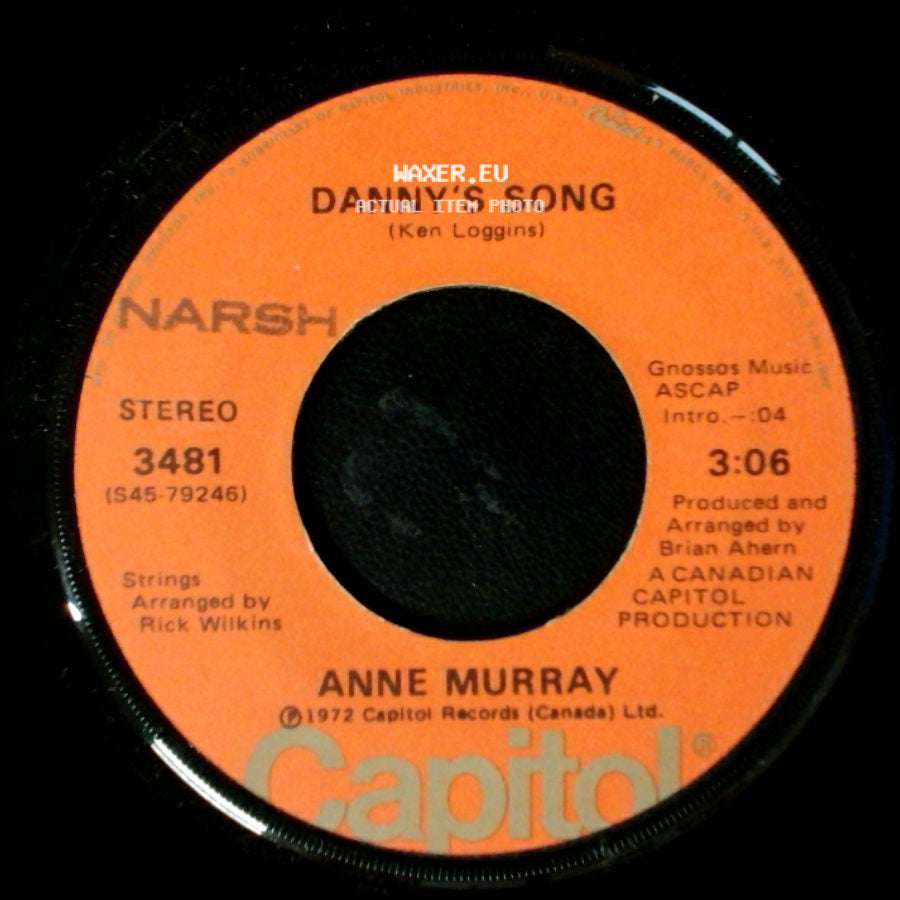 Anne Murray - Drown Me / Danny's Song side B