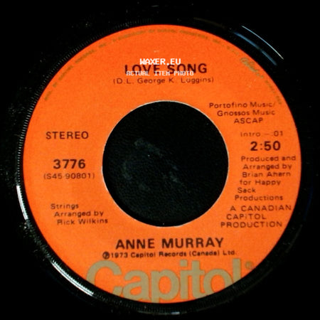 Anne Murray - Love Song / You Can't Go Back side A