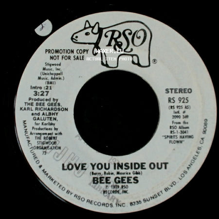 Bee Gees - Love You Inside Out / Love You Inside Out side A