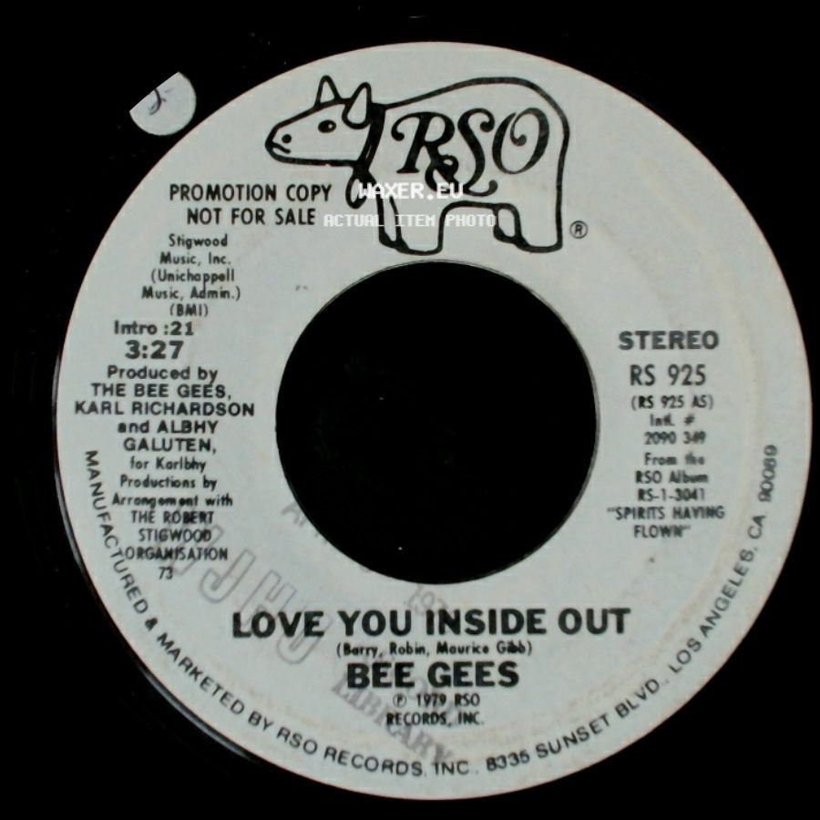 Bee Gees - Love You Inside Out / Love You Inside Out side A