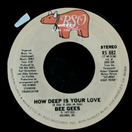 Bee Gees - How Deep Is Your Love / Can't Keep A Good Man Down side A
