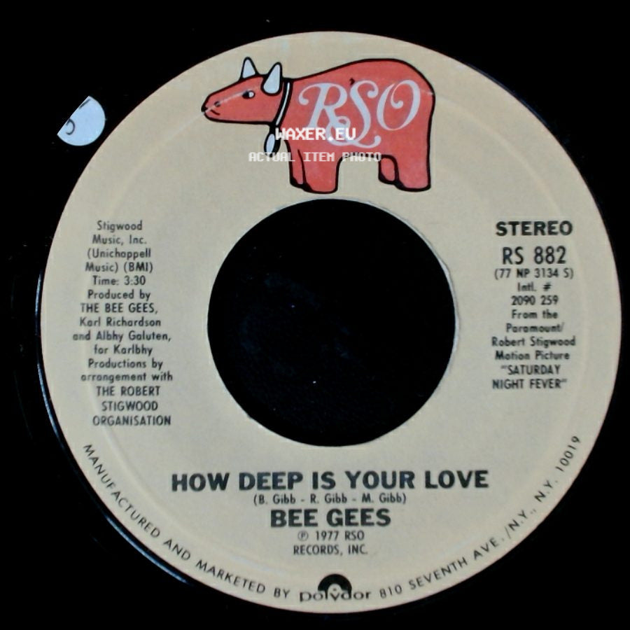 Bee Gees - How Deep Is Your Love / Can't Keep A Good Man Down side A