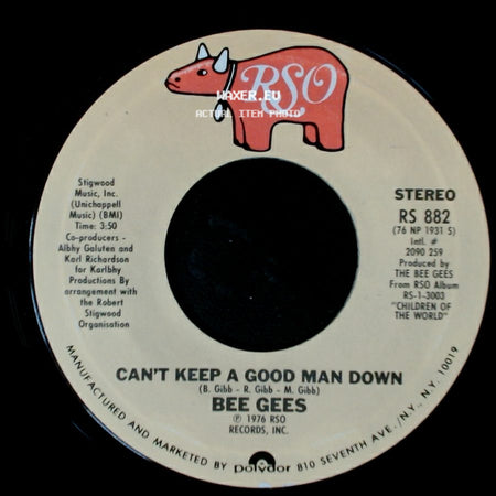 Bee Gees - How Deep Is Your Love / Can't Keep A Good Man Down side B