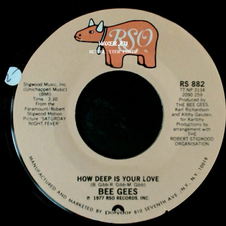 Bee Gees - How Deep Is Your Love / Can't Keep A Good Man Down side A