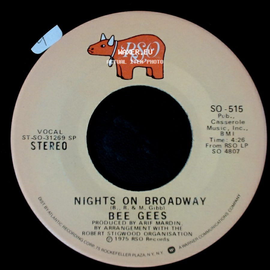 Bee Gees - Edge Of The Universe / Nights On Broadway side B