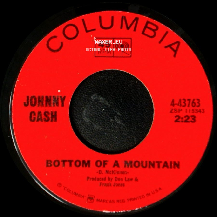 Johnny Cash - Boa Constrictor / Bottom Of A Mountain side B