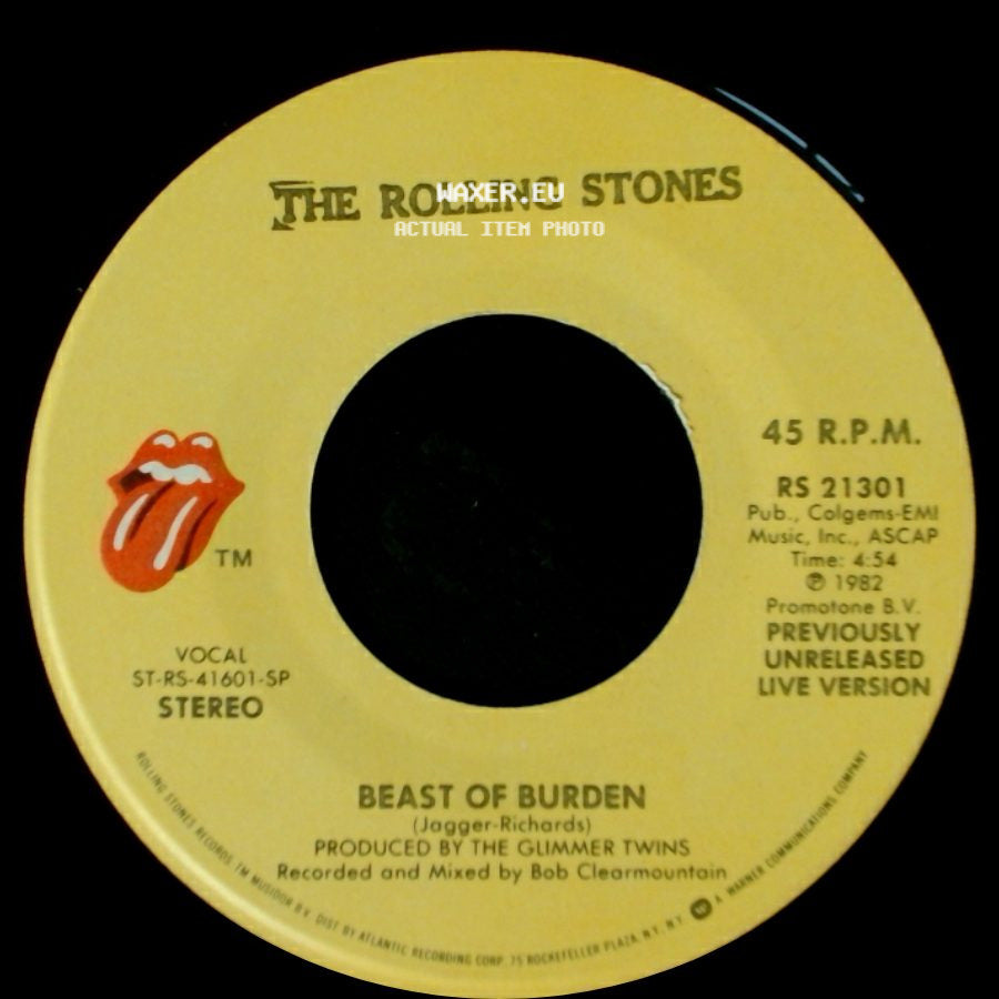 The Rolling Stones - Beast Of Burden / Going To A Go-Go side A