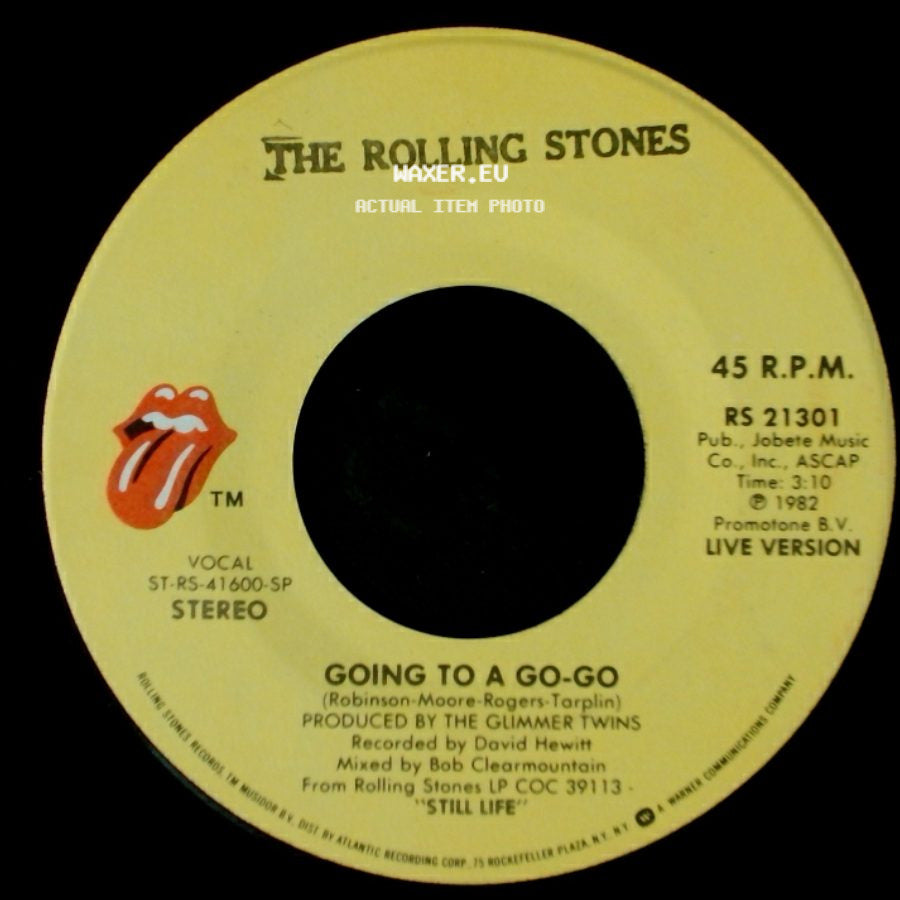 The Rolling Stones - Beast Of Burden / Going To A Go-Go side B