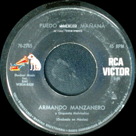 Armando Manzanero / Armando Manzanero Y Orquesta Malviccino - Puedo Morir Mañana / Nina (Manzanero) side A