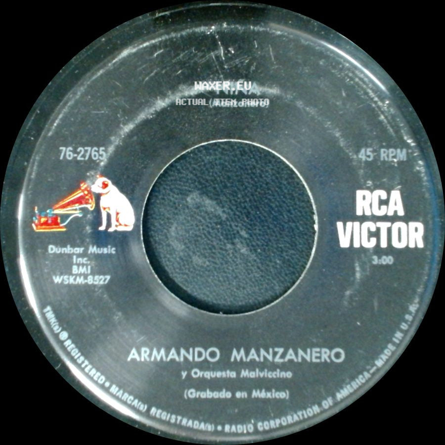 Armando Manzanero / Armando Manzanero Y Orquesta Malviccino - Puedo Morir Mañana / Nina (Manzanero) side B
