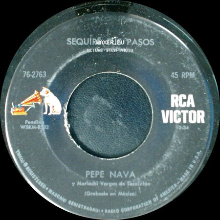 Pepe Nava Y Mariachi Vargas De Tecalitlán - Cuando Me Escribas / Seguiré Tus Pasos side B
