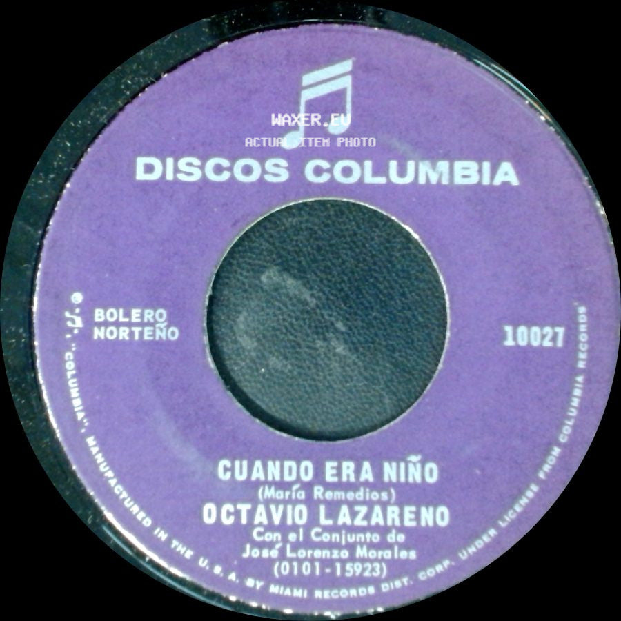 Octavio Lazareno - Naci Para Ti / Cuando Era Niño side B