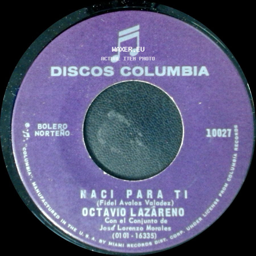 Octavio Lazareno - Naci Para Ti / Cuando Era Niño side A