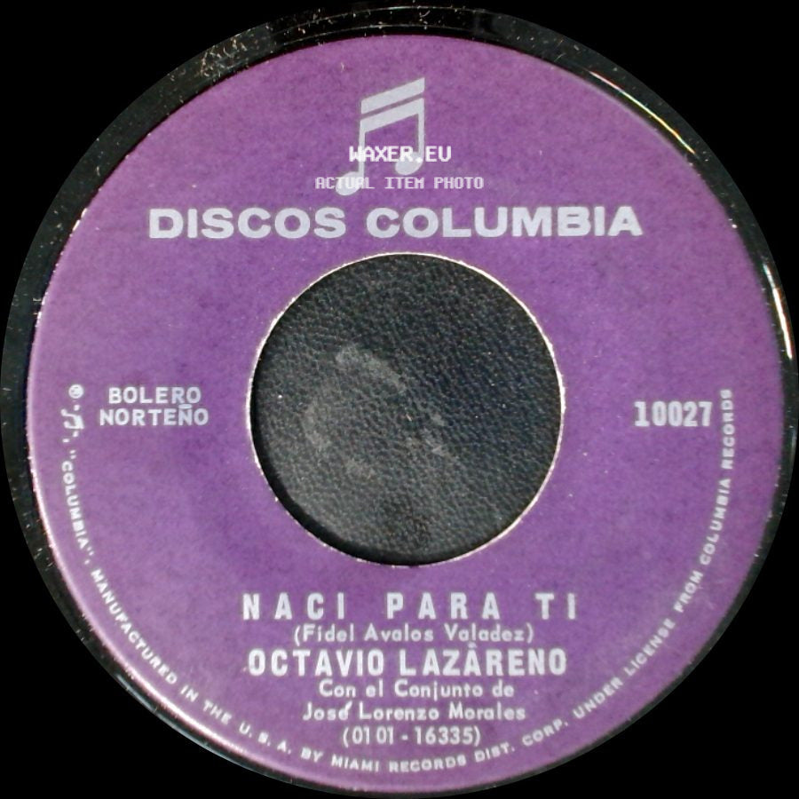 Octavio Lazareno - Cuando Era Niño / Naci Para Ti side B