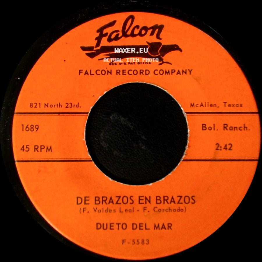 Dueto Del Mar - Alma Triste / De Brazos En Brazos side B