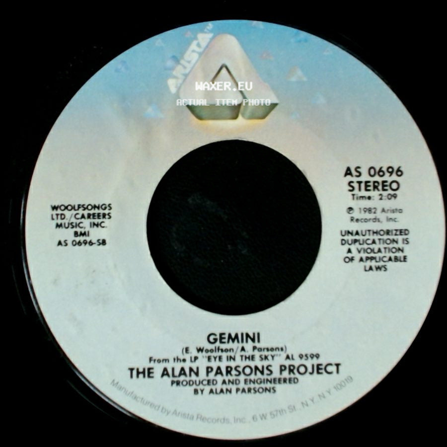 The Alan Parsons Project - Eye In The Sky / Gemini side B