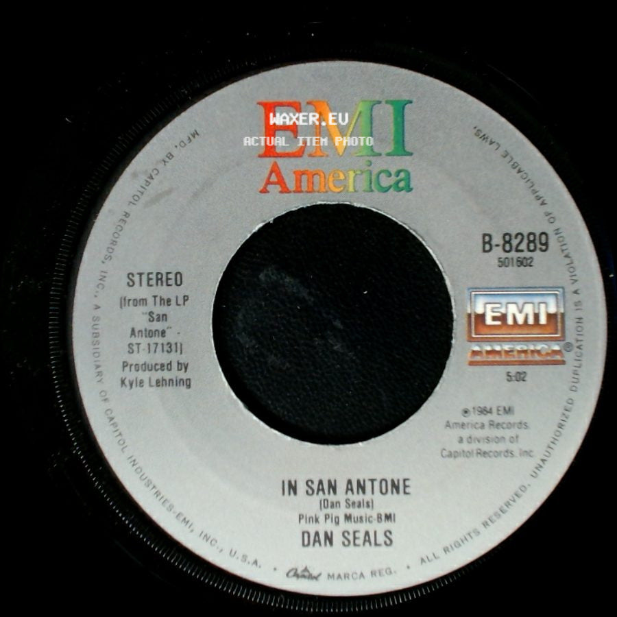 Dan Seals - Bop / In San Antone side B