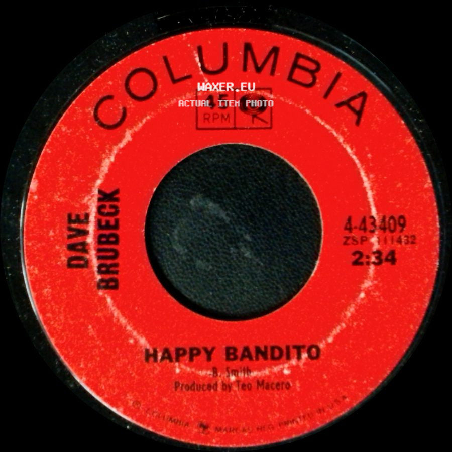 Dave Brubeck - Happy Bandito / Bag O' Heat side A