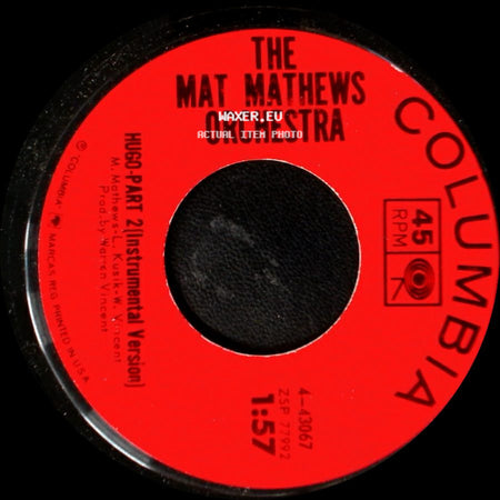 The Mat Mathews Orchestra / Linda Hall - Hugo - Part 2 (Instrumental Version) / Hugo side A