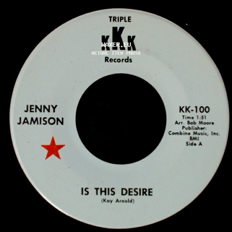Jenny Jamison - Is This Desire / Don't Invite Us To The Same Party side A