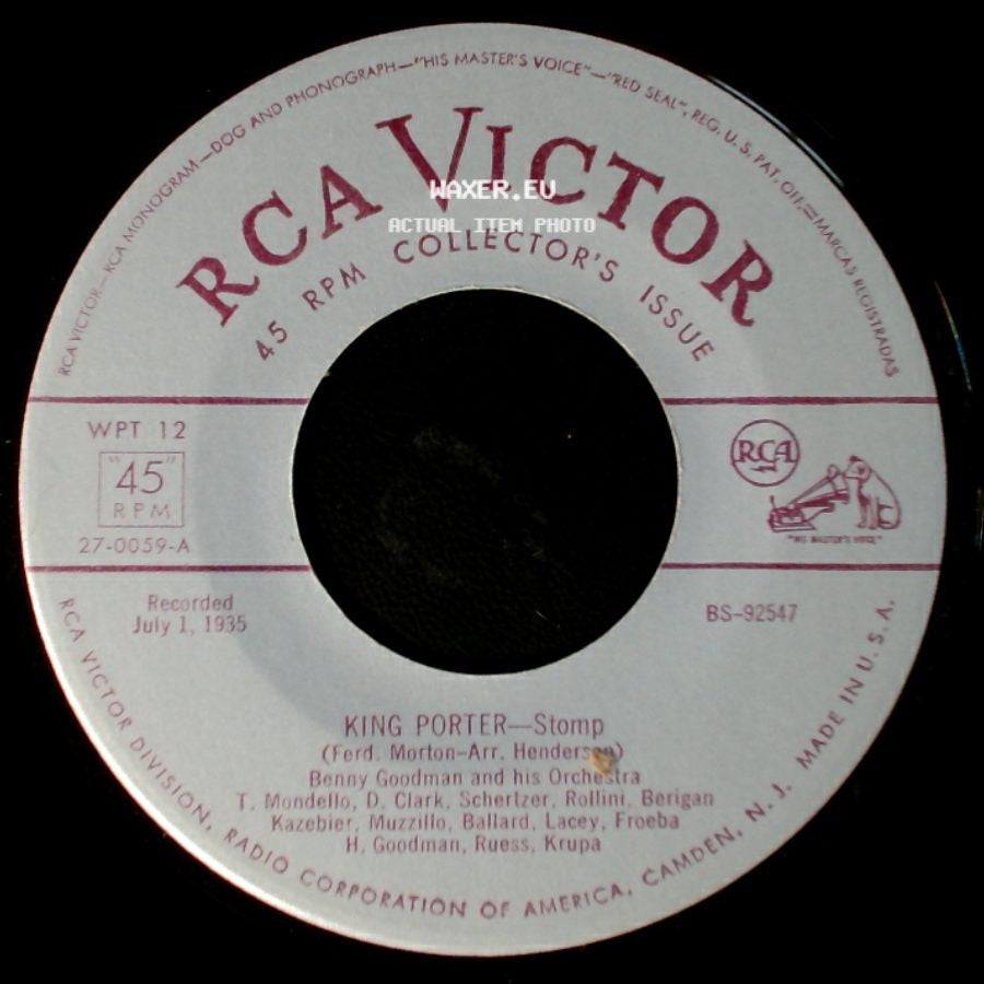 Benny Goodman And His Orchestra - King Porter - Stomp / King Porter - Stomp side A