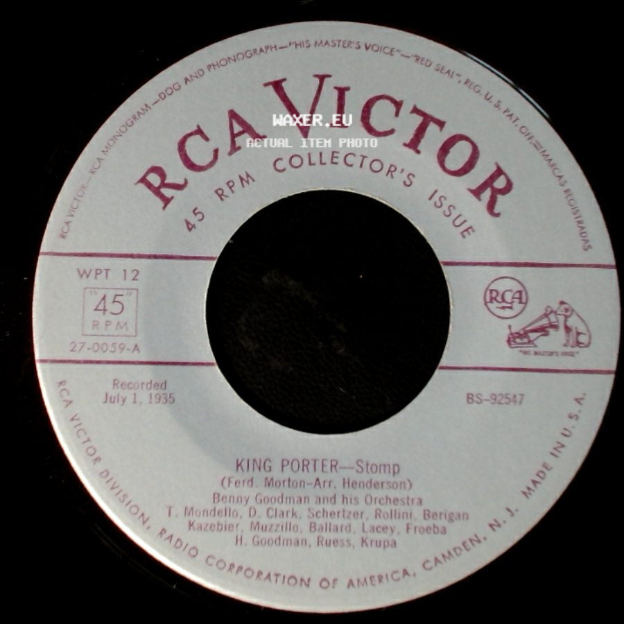 Benny Goodman And His Orchestra - King Porter - Stomp / King Porter - Stomp side B