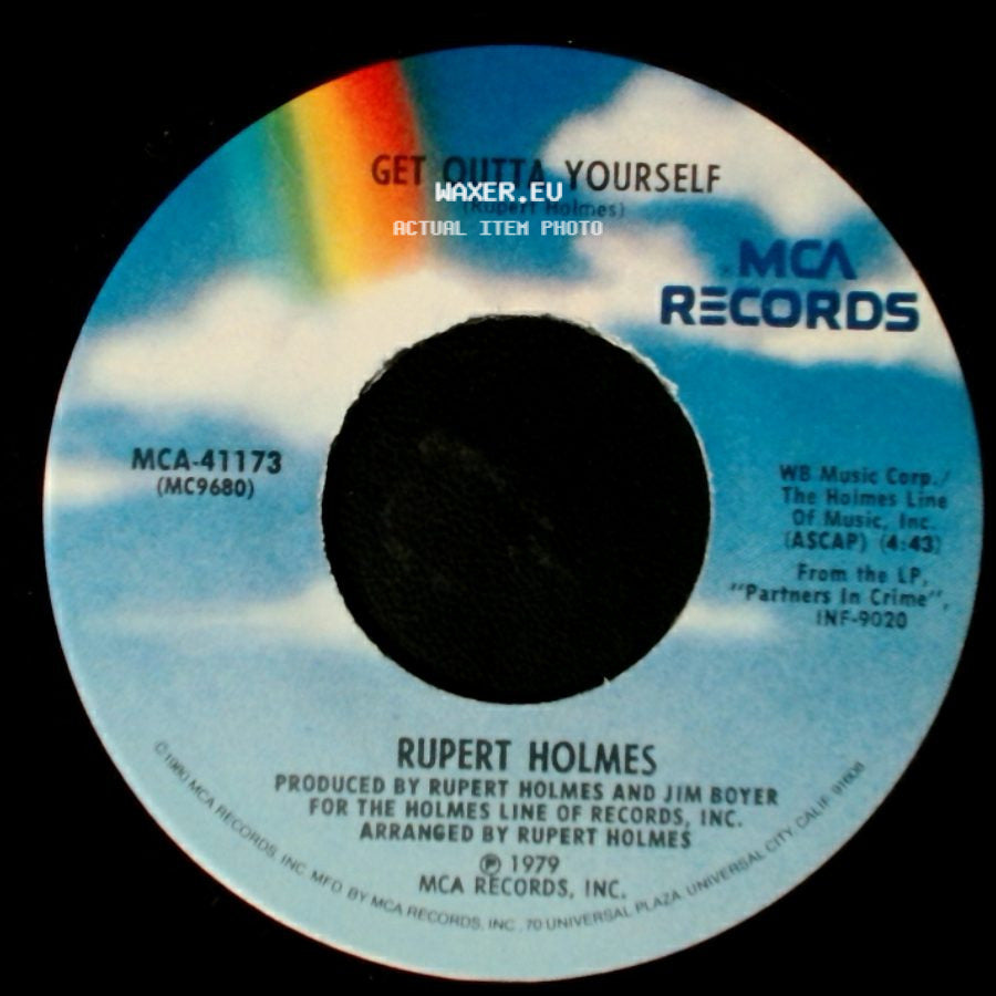 Rupert Holmes - Him / Get Outta Yourself side B