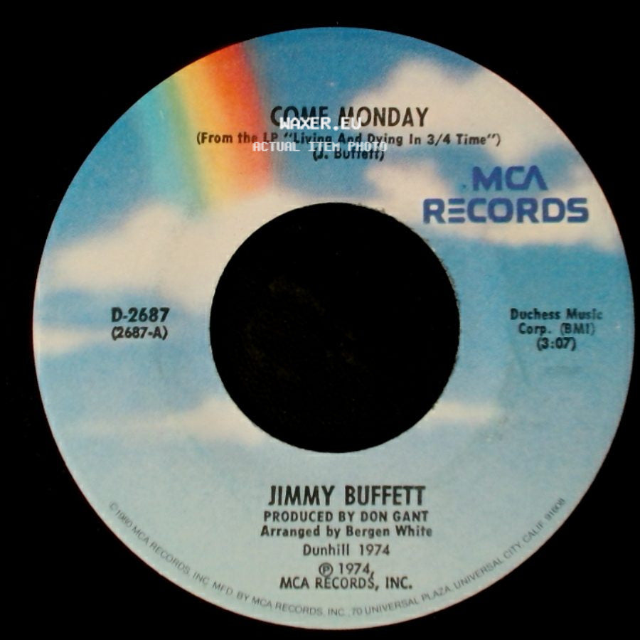 Jimmy Buffett - Saxophones / Come Monday side B