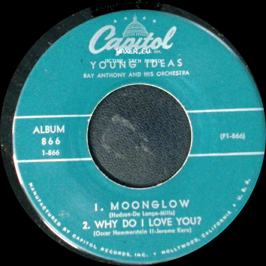 Ray Anthony And His Orchestra - Young Ideas / Young Ideas side A