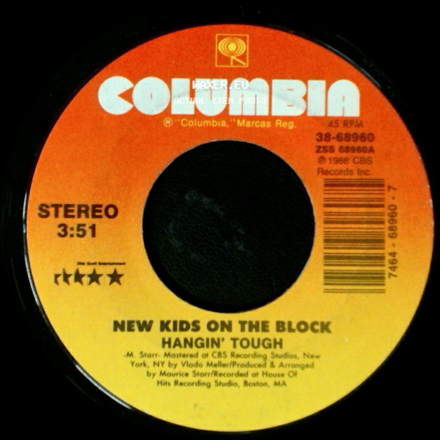 New Kids On The Block - Didn't I (Blow Your Mind) / Hangin' Tough side B