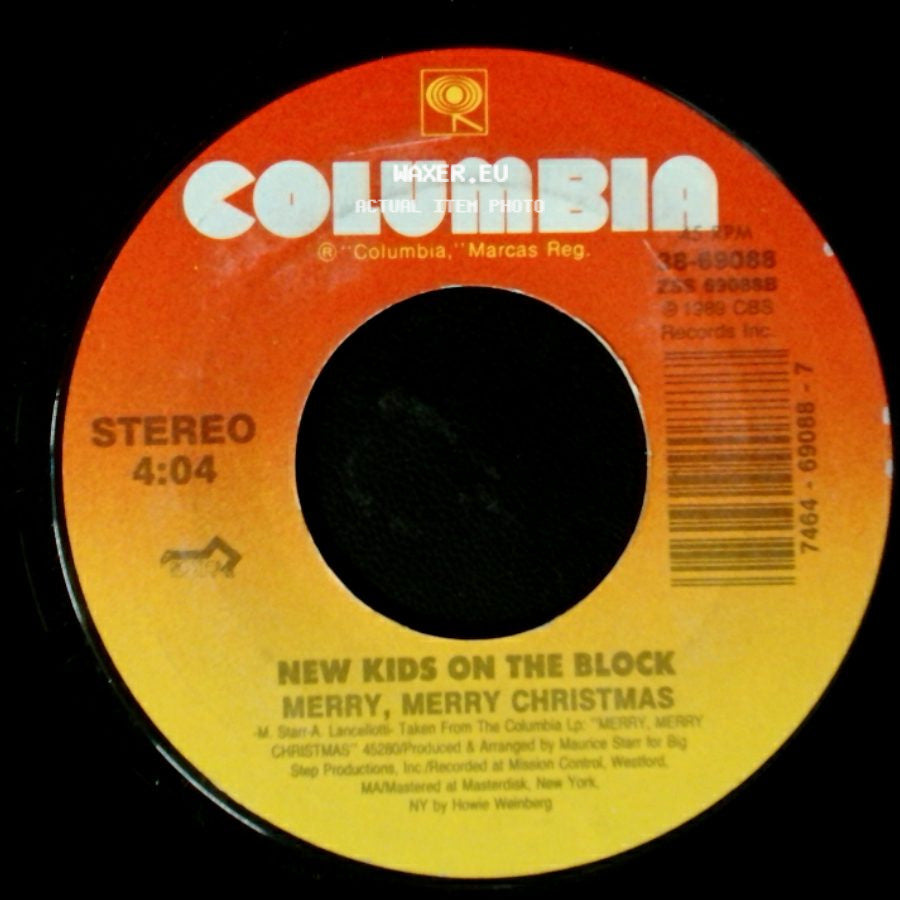 New Kids On The Block - Merry, Merry Christmas / Cover Girl side A
