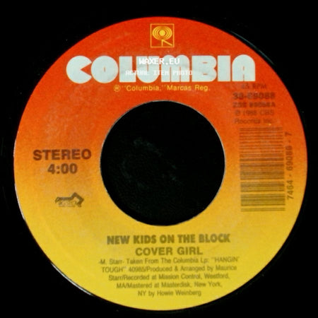 New Kids On The Block - Merry, Merry Christmas / Cover Girl side B