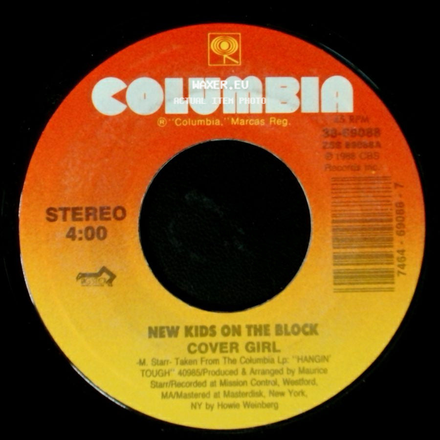 New Kids On The Block - Merry, Merry Christmas / Cover Girl side B