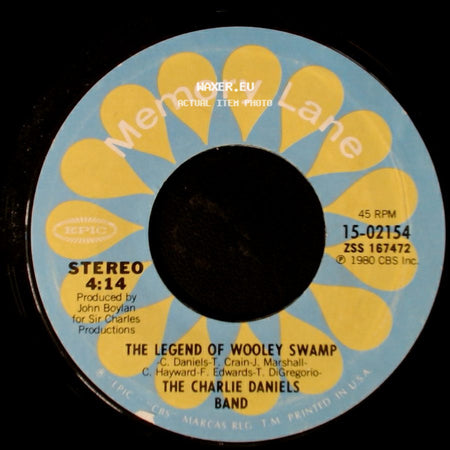 The Charlie Daniels Band - The Legend Of Wooley Swamp / In America side A