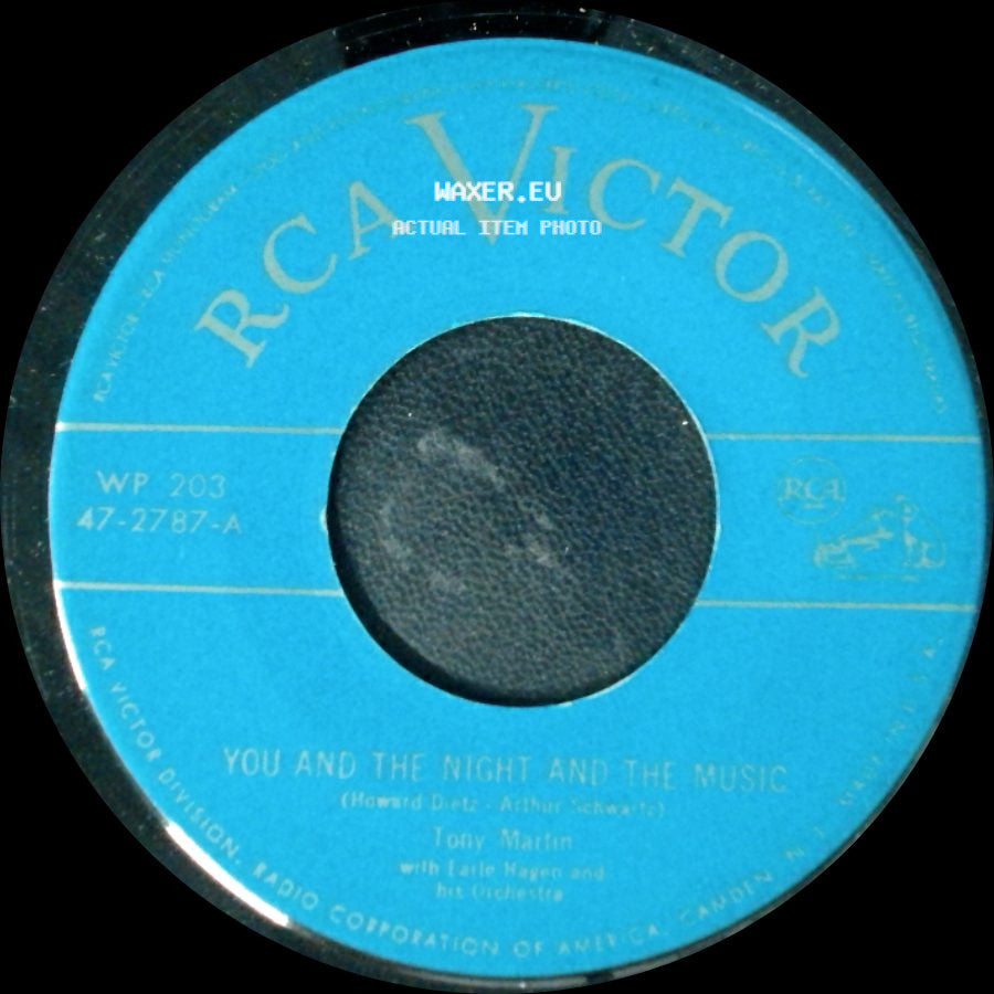 Tony Martin With Earle Hagen And His Orchestra / Tony Martin - Good Night, Sweetheart / You And The Night And The Music side B