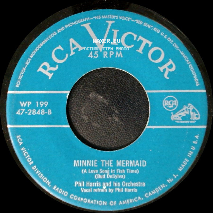 Phil Harris And His Orchestra - Minnie The Mermaid (A Love Song In Fish Time) / Pappy's Little Jug side A