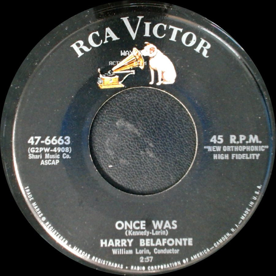 Harry Belafonte - Once Was / Jamaica Farewell side A