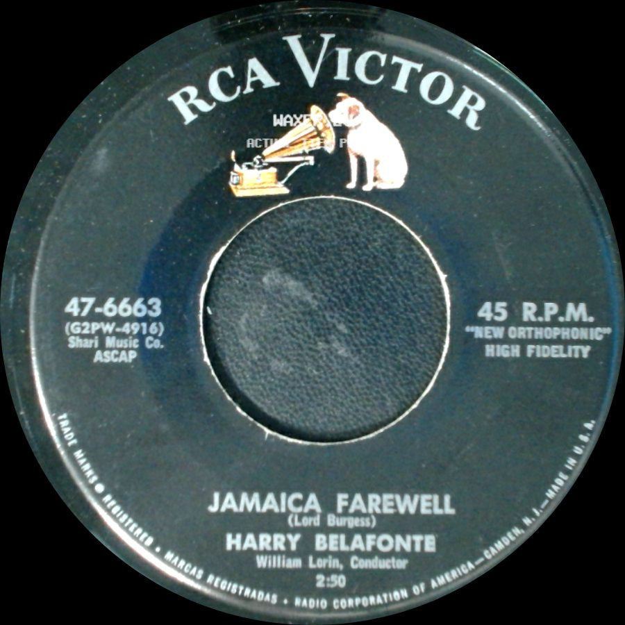 Harry Belafonte - Once Was / Jamaica Farewell side B