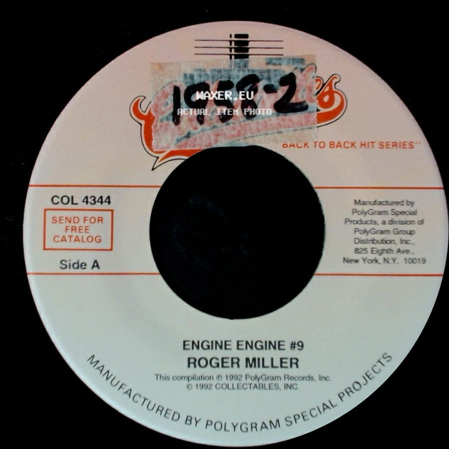 Roger Miller - Engine Engine #9 / England Swings side A