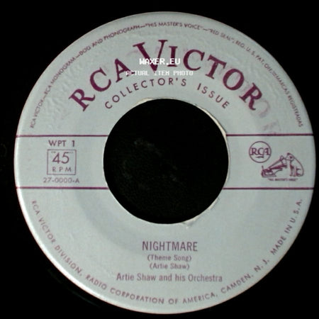 Benny Goodman And His Orchestra / Artie Shaw And His Orchestra - Good-Bye / Nightmare side B
