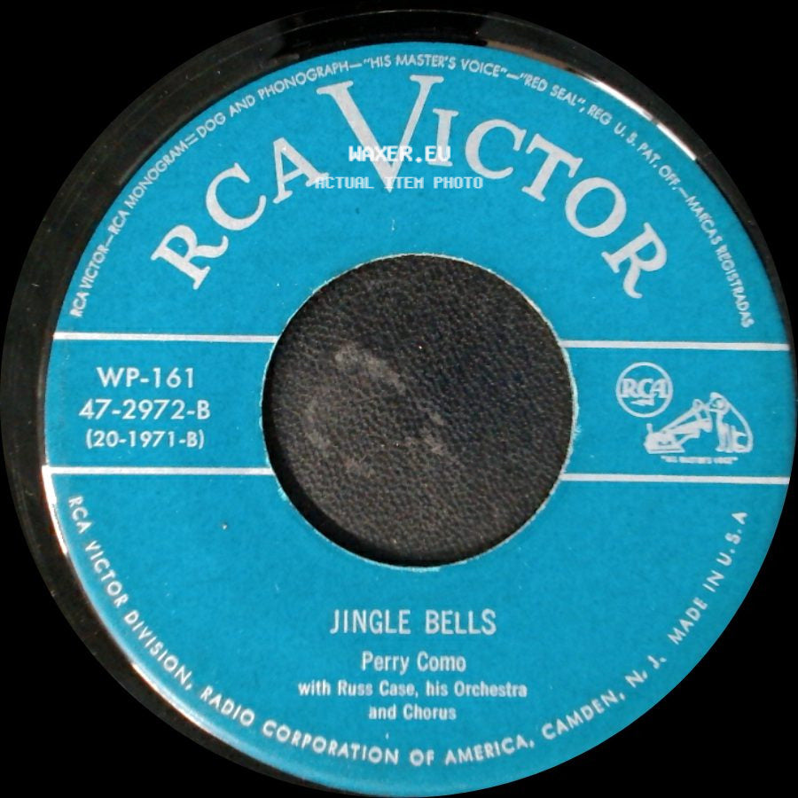 Perry Como - Jingle Bells / O Come, All Ye Faithful side A
