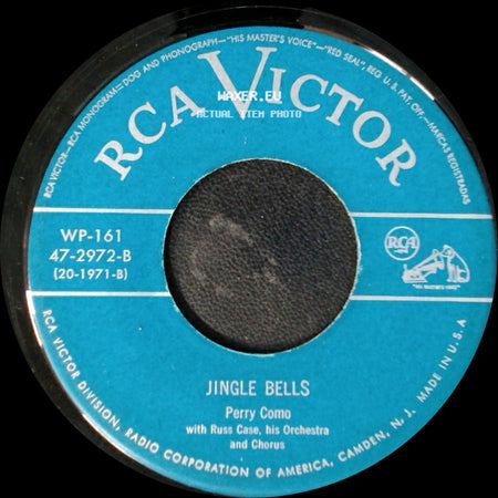 Perry Como - Jingle Bells / O Come, All Ye Faithful side A