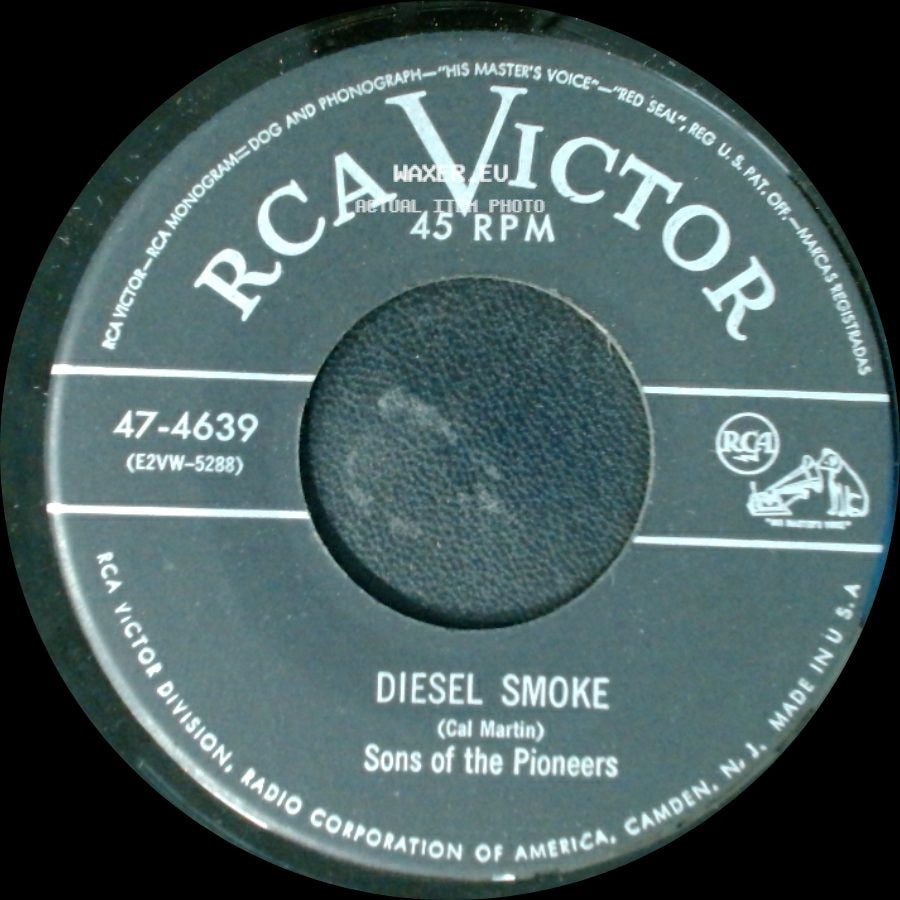 Sons Of The Pioneers - Almost / Diesel Smoke side B