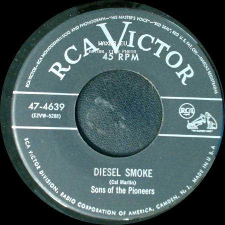 Sons Of The Pioneers - Almost / Diesel Smoke side B