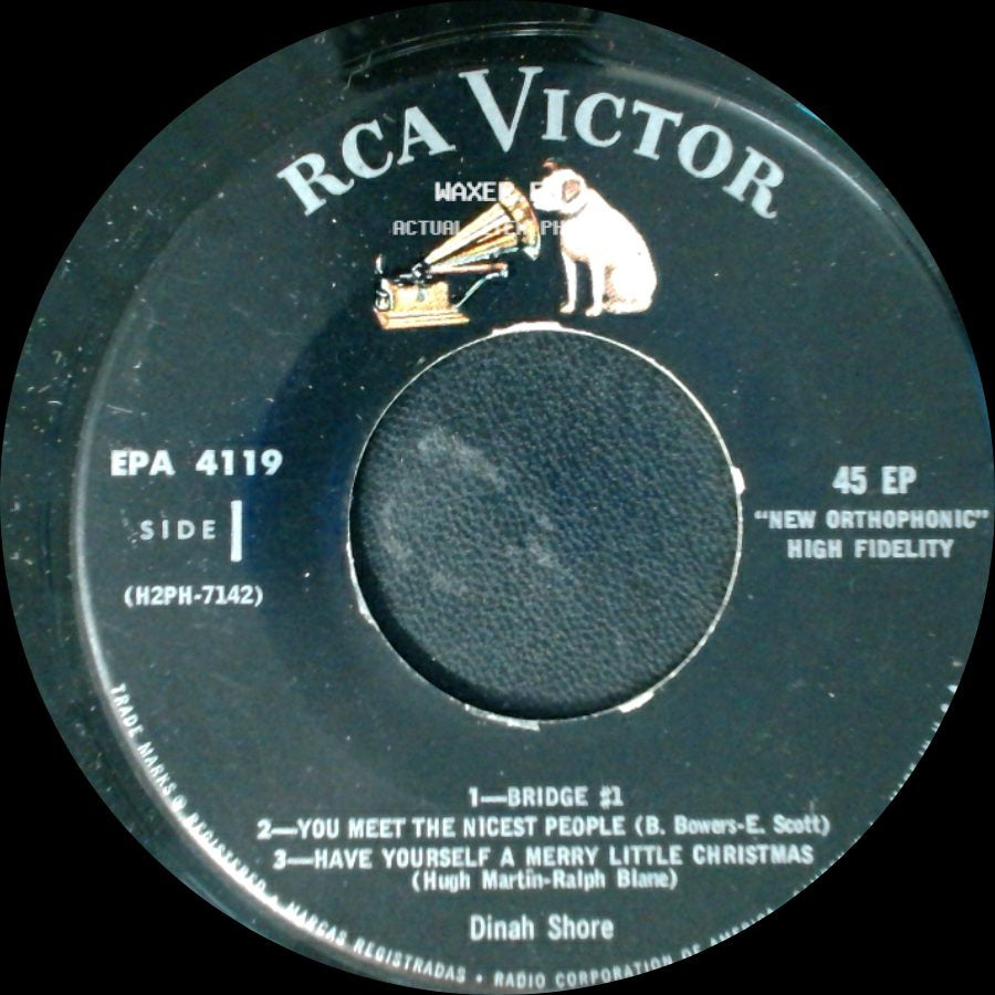 Dinah Shore - Unknown Title A / Unknown Title B side A