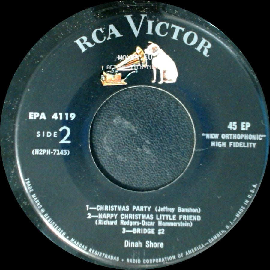 Dinah Shore - Unknown Title A / Unknown Title B side B