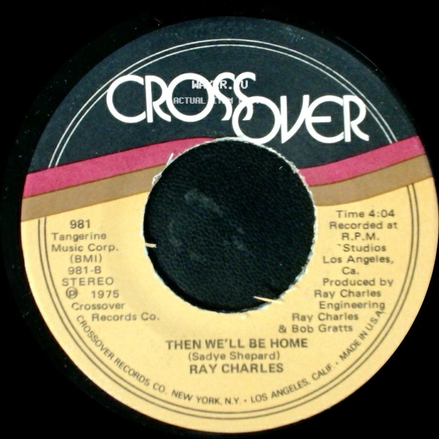Ray Charles - Living For The City / Then We'll Be Home side B