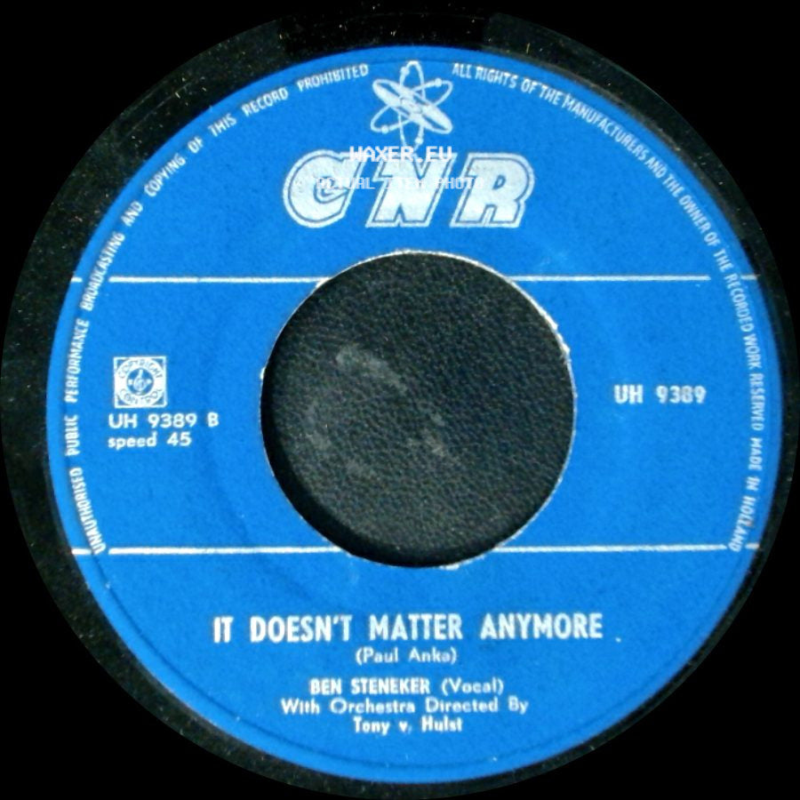 Ben Steneker - Someday / It Doesn't Matter Anymore side B