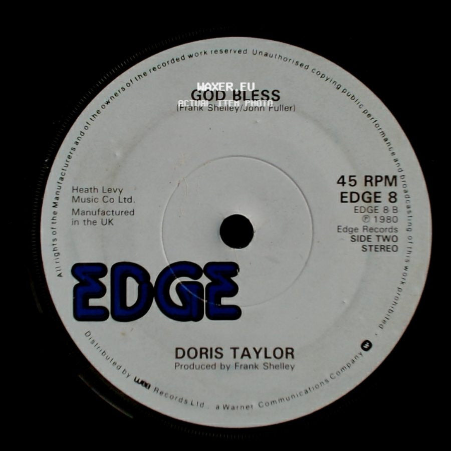 Doris Taylor - Diana Divine / God Bless side B